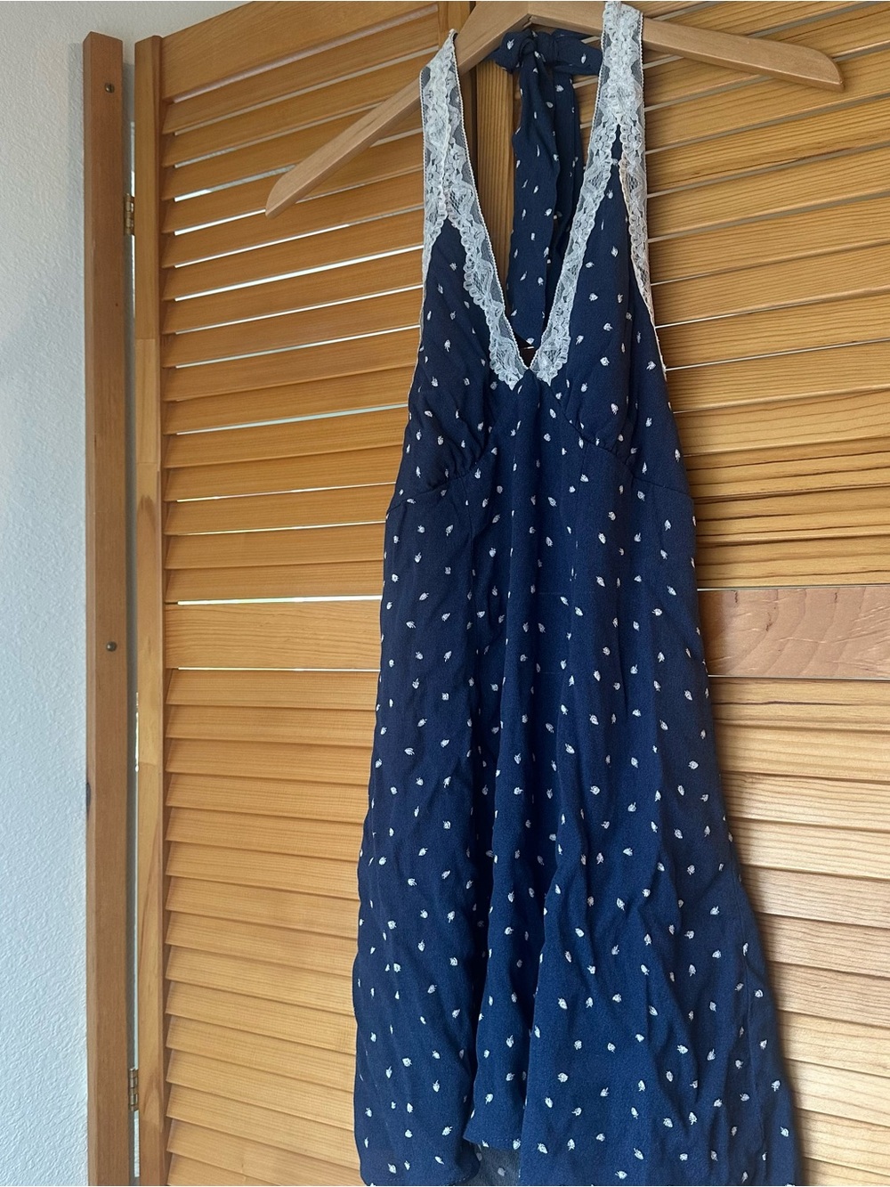 Wild Fable Summer Lace-Trim Halter Dress - Picture 4 of 6